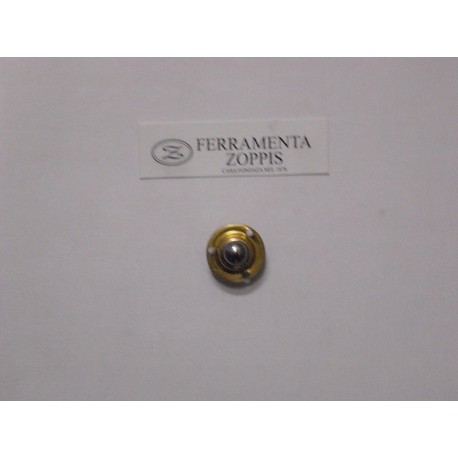 ruota sfera acciaio piastra ottone ad incasso d.25 78525