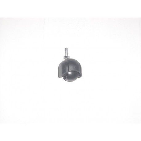 ruota plastica nera ruotante per mobile d.30 per.fil.8ma 068356710101