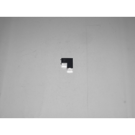 pomo in acciaio cromo lucido 24X24mm. F515-CR