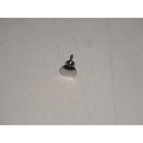 pomo in ottone cromo lucido d.18 c/vite legno 22459.018032