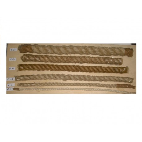 corda di canapa d.14mm. in vendita al metro lineare 9642036
