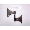 cerniera in stile destra piana forgiata farfalla per mobili 70x120 FE532.R DX