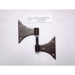 cerniera in stile sinistra piana forgiata farfalla per mobili 70x120 FE532.R SX