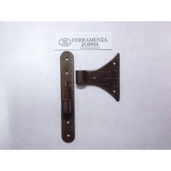 cerniera in stile forgiata farfalla zancata c/cardine 135x70 FF292.R