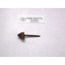 chiodo ottone bronzato testa piramide 20x20x75 6.3300-OB